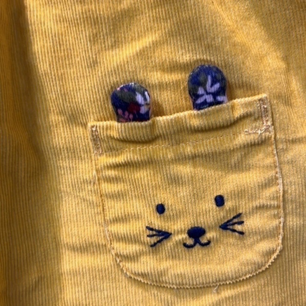 Carter’s‎ corduroy jumper set bunny pockets - Picture 3 of 4